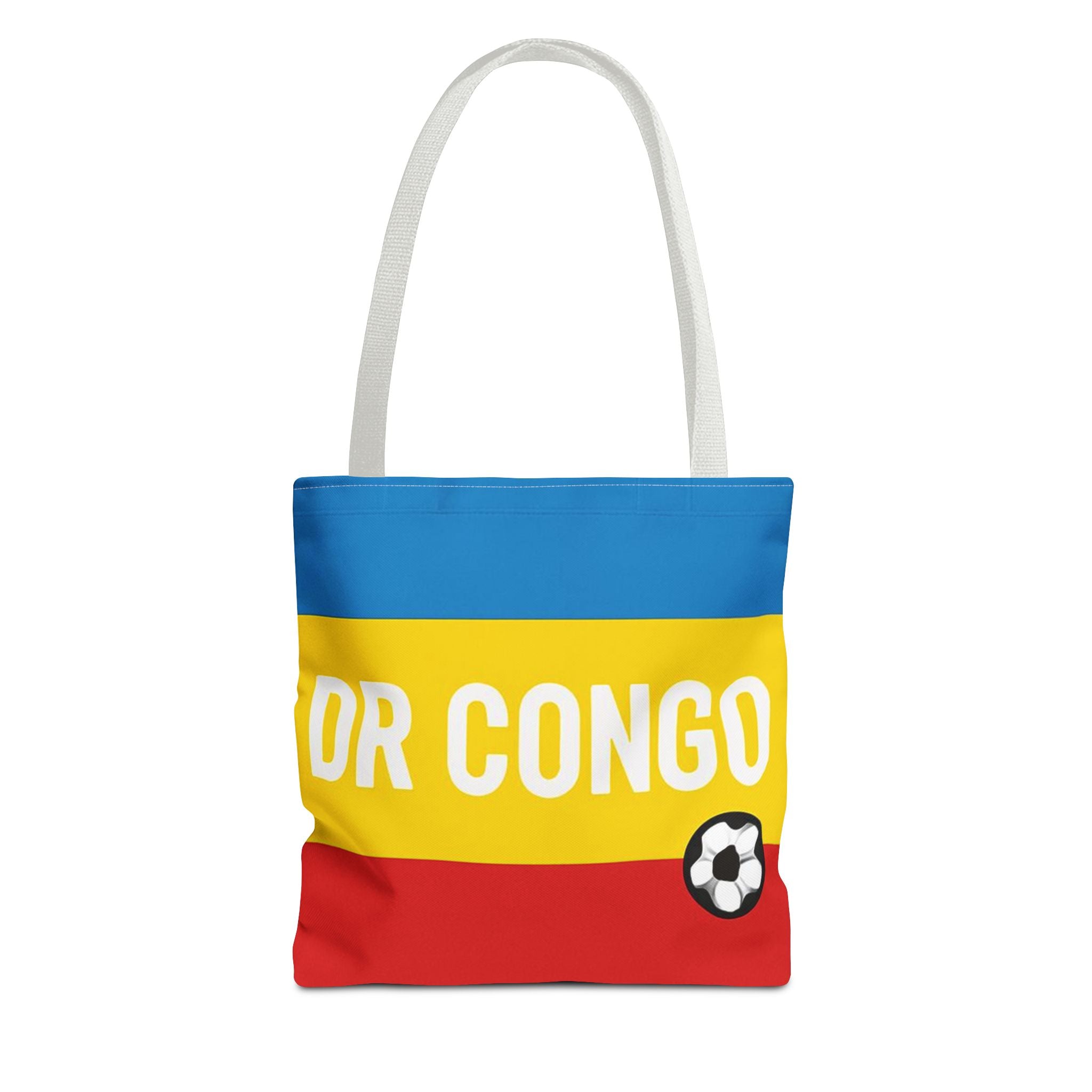 DR CONGO flag stripes soccer Tote Bag | Congo football design