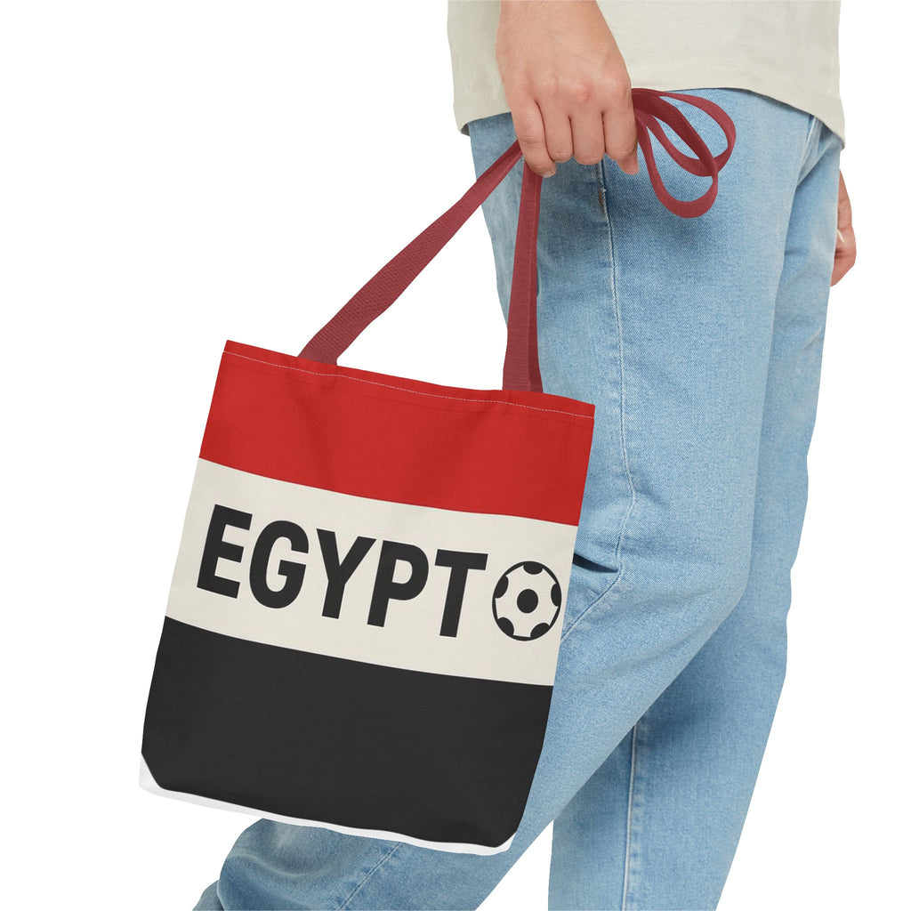 Egypt Flag Soccer Logo Tote Bag | Egypt Football Tote