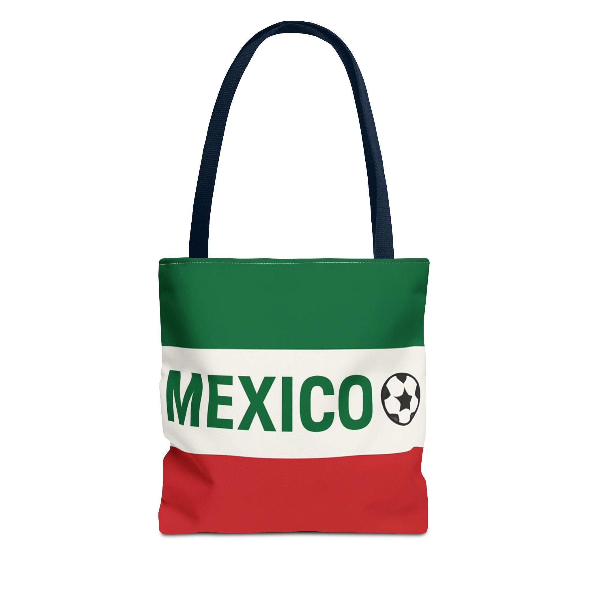 Mexico flag soccer tote bag | Mexican football fan accessory