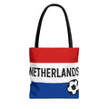 Netherlands Flag Soccer Tote Bag | Dutch Football Fan Tote