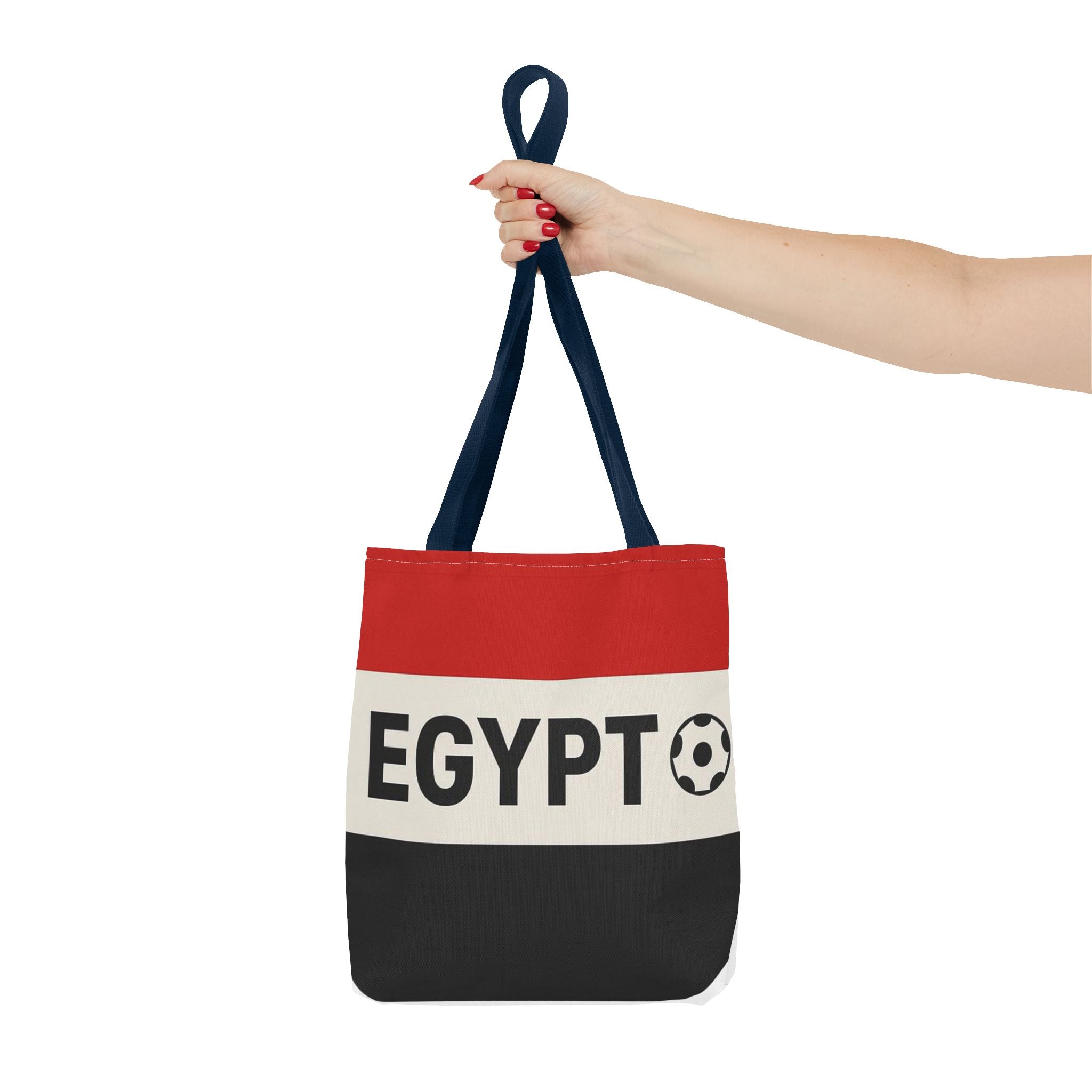 Egypt Flag Soccer Logo Tote Bag | Egypt Football Tote