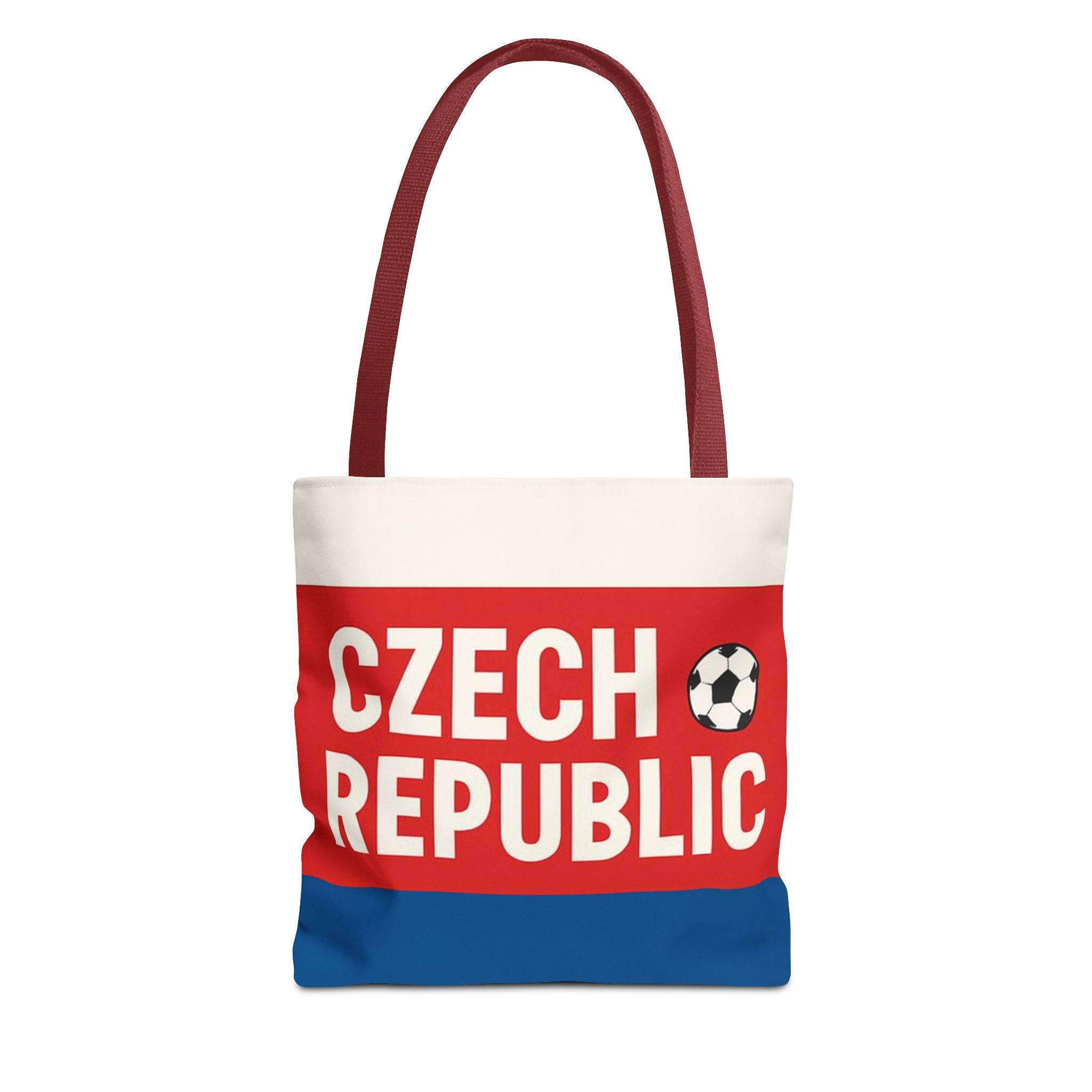 Czech Republic Soccer Flag Tote Bag | Football fan accessory
