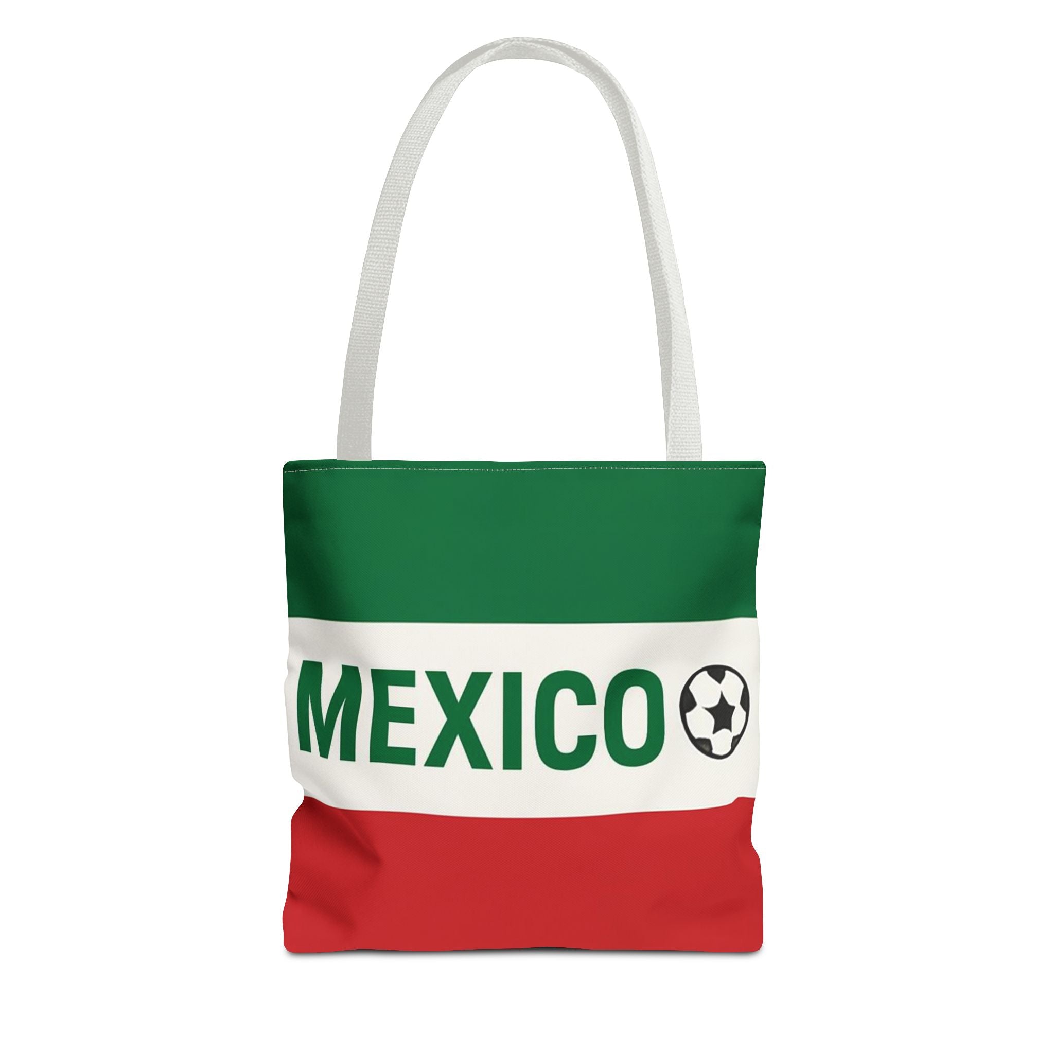 Mexico flag soccer tote bag | Mexican football fan accessory