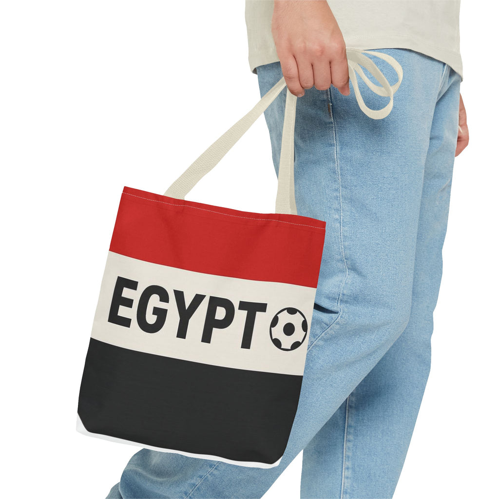 Egypt Flag Soccer Logo Tote Bag | Egypt Football Tote