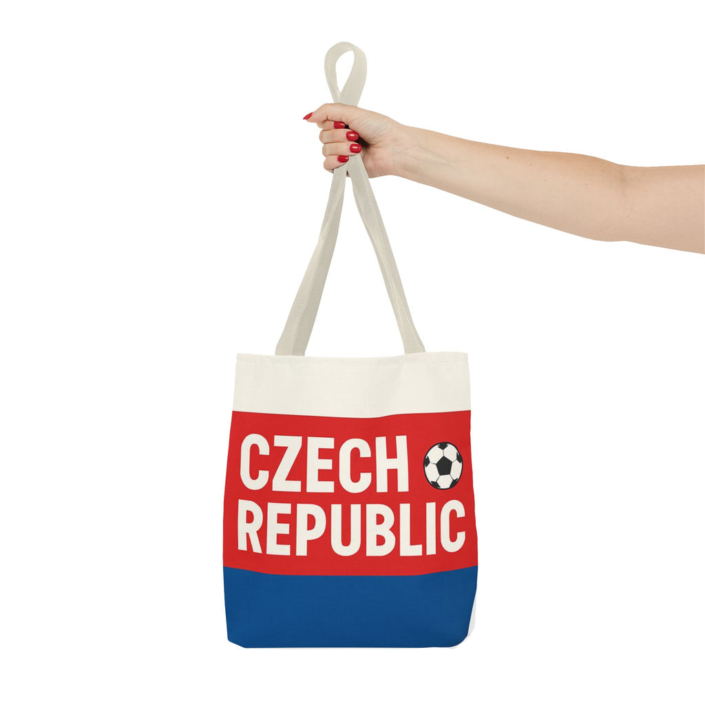 Czech Republic Soccer Flag Tote Bag | Football fan accessory