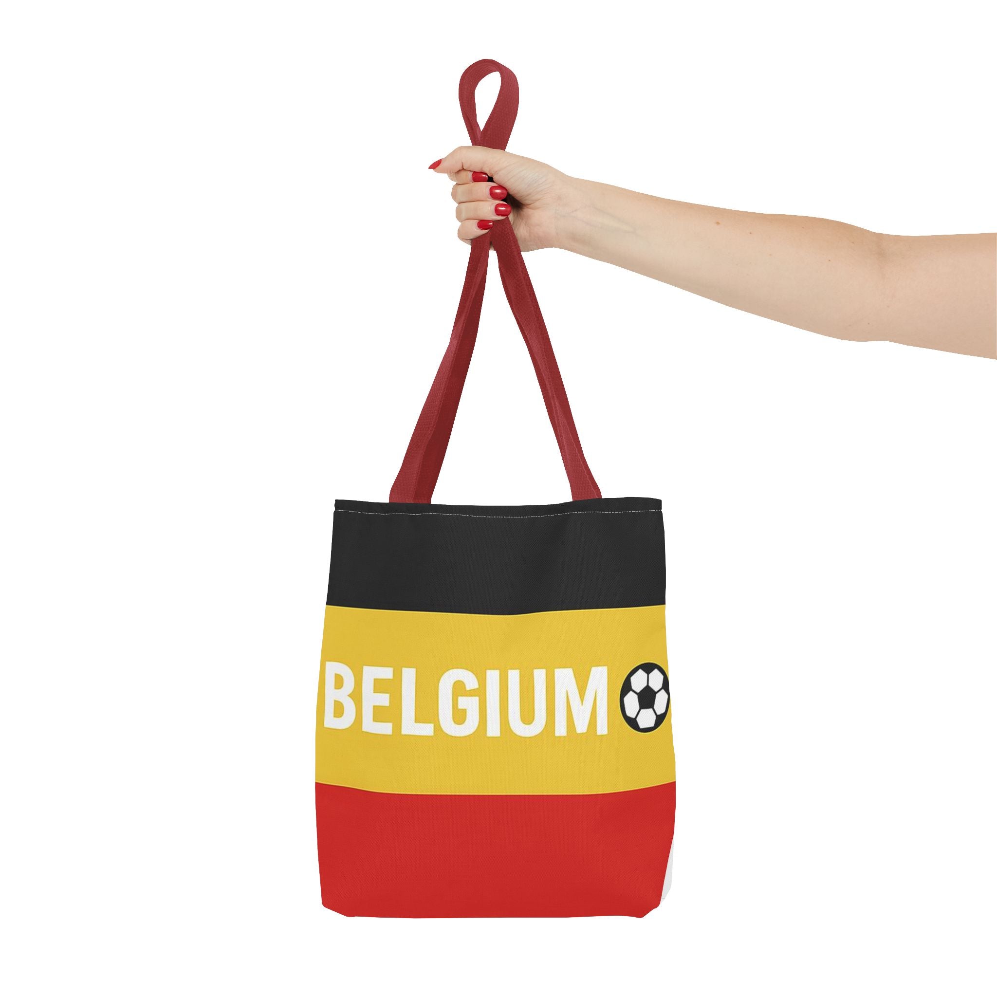 Belgium Flag Soccer Tote Bag | Belgian Football Fan