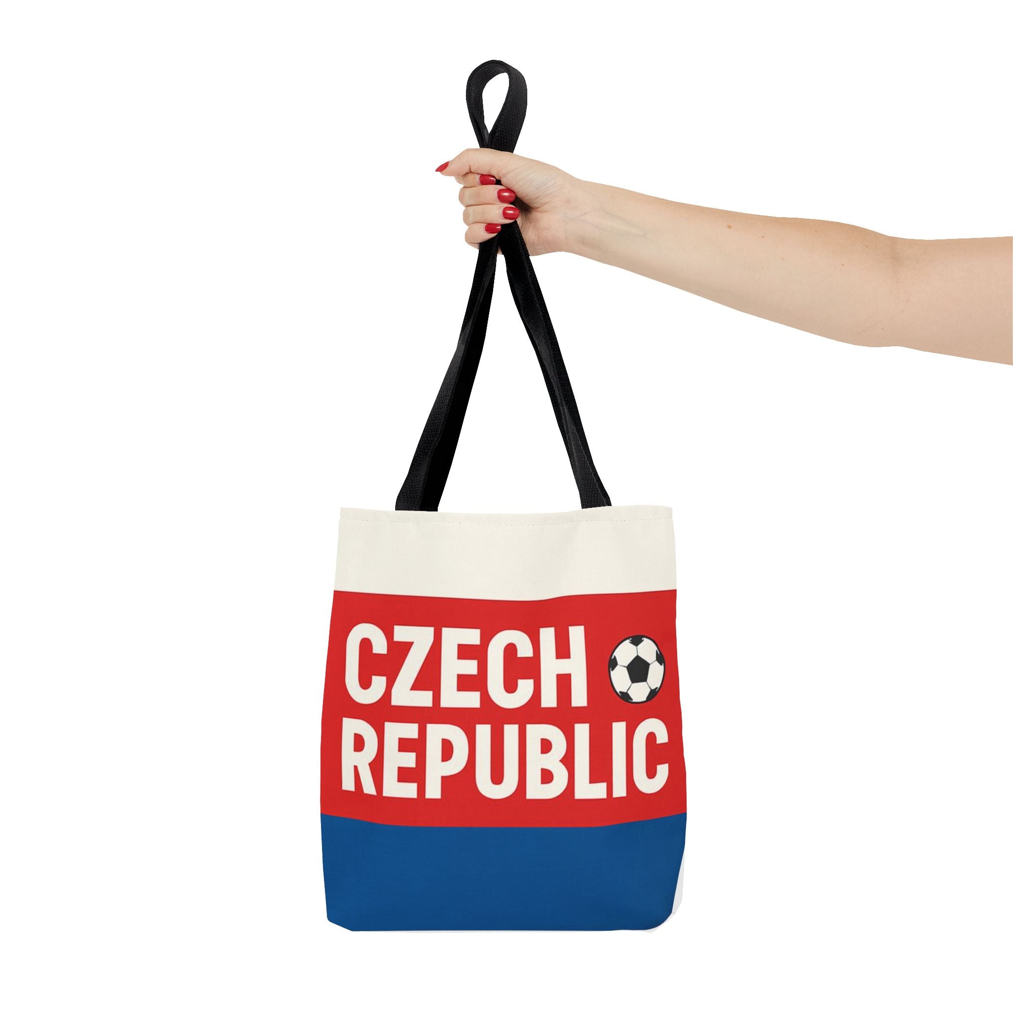 Czech Republic Soccer Flag Tote Bag | Football fan accessory