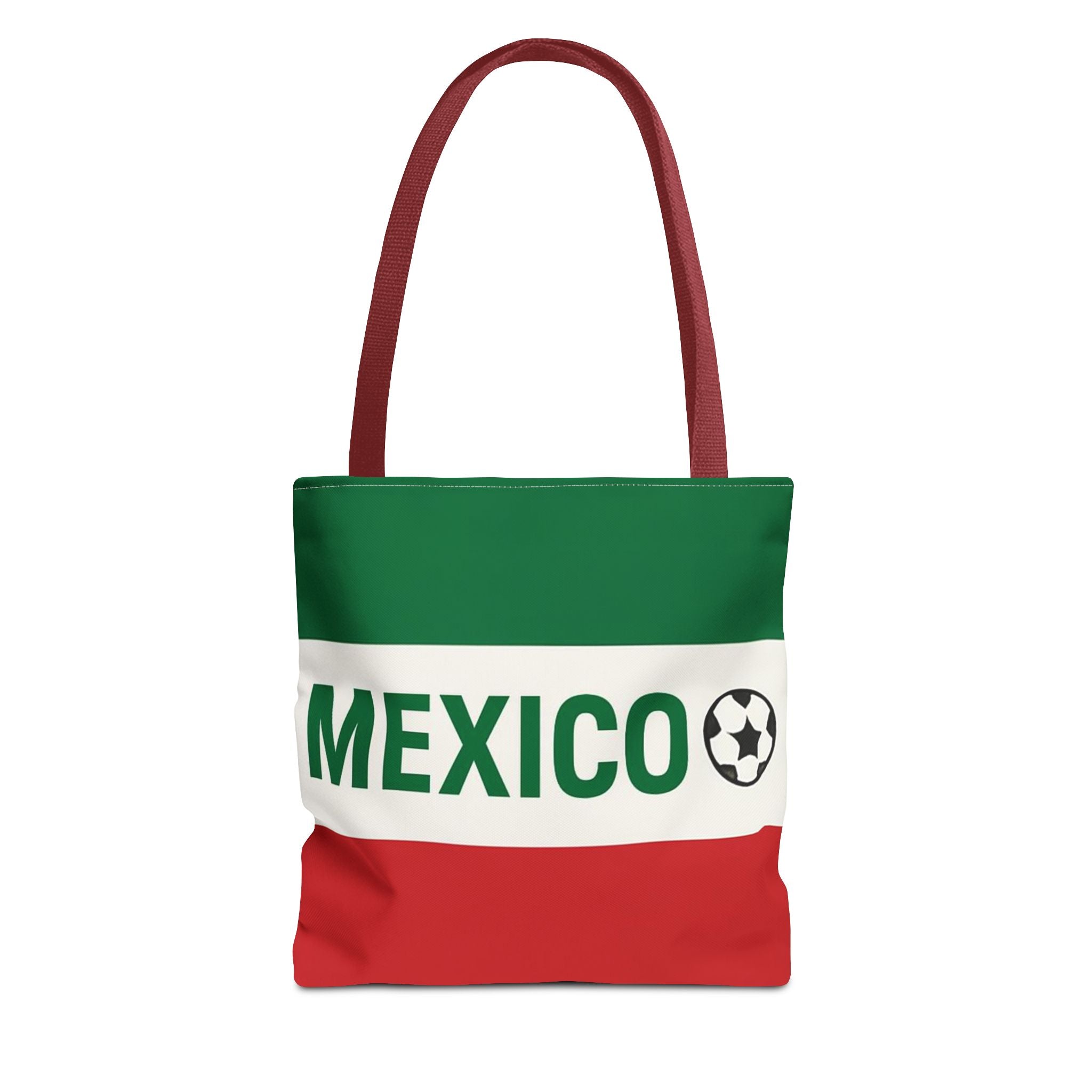 Mexico flag soccer tote bag | Mexican football fan accessory