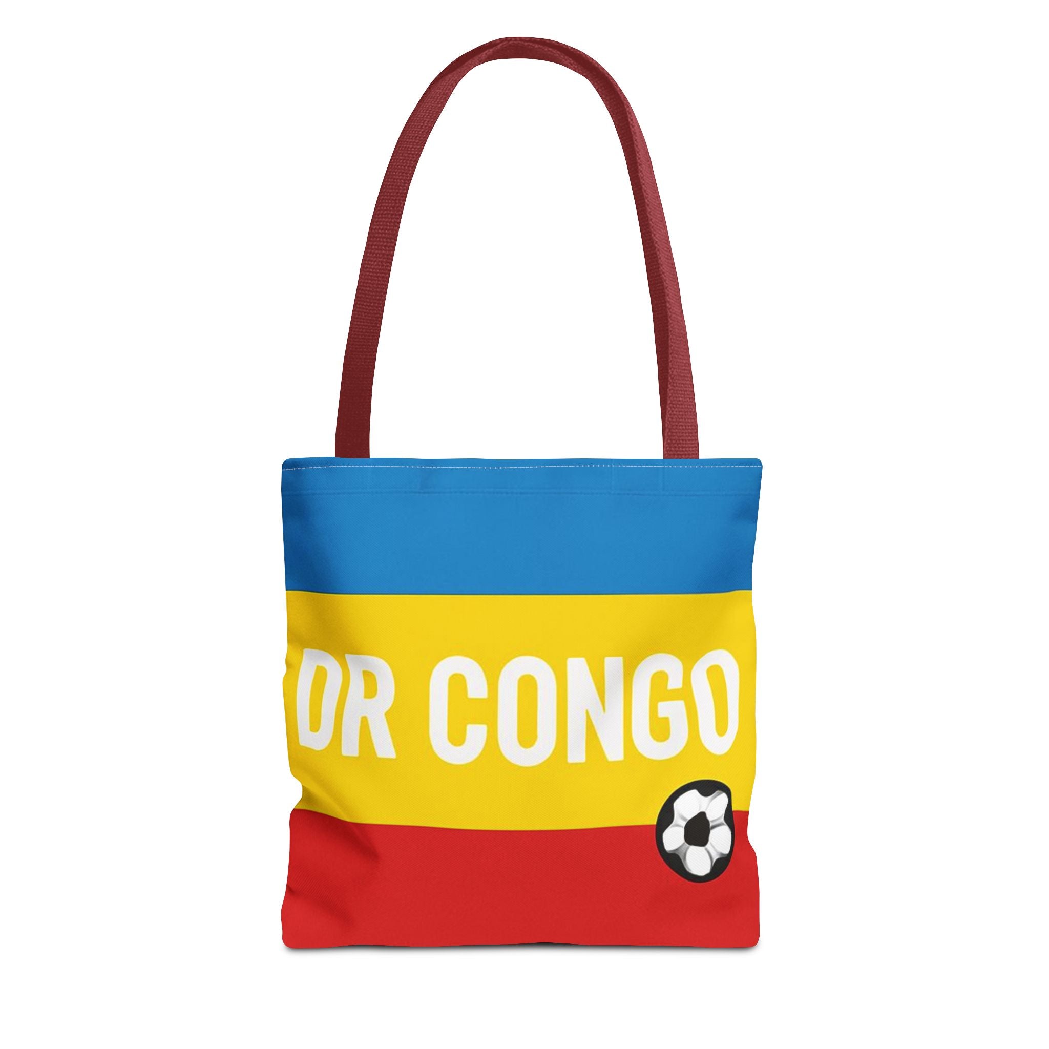DR CONGO flag stripes soccer Tote Bag | Congo football design