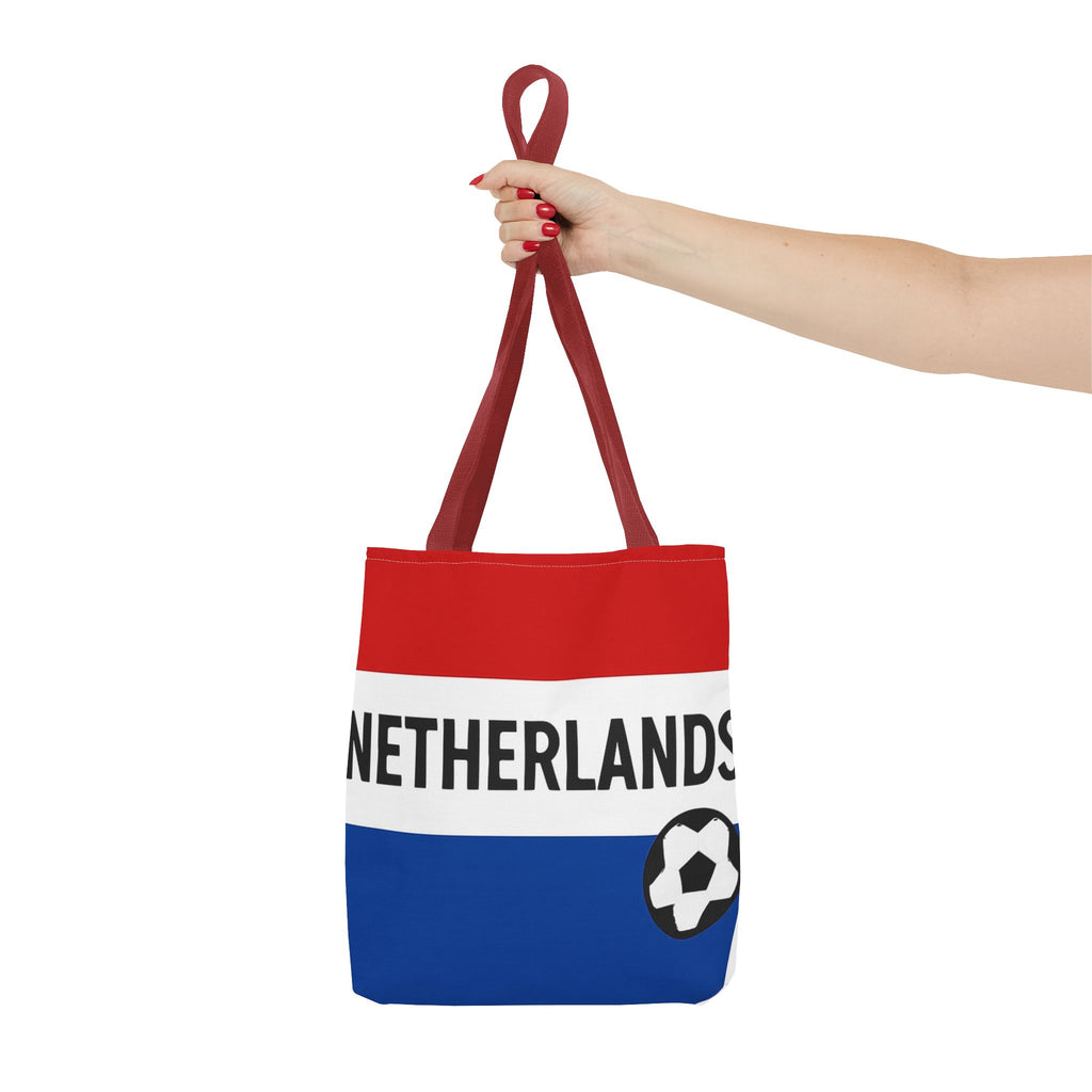 Netherlands Flag Soccer Tote Bag | Dutch Football Fan Tote