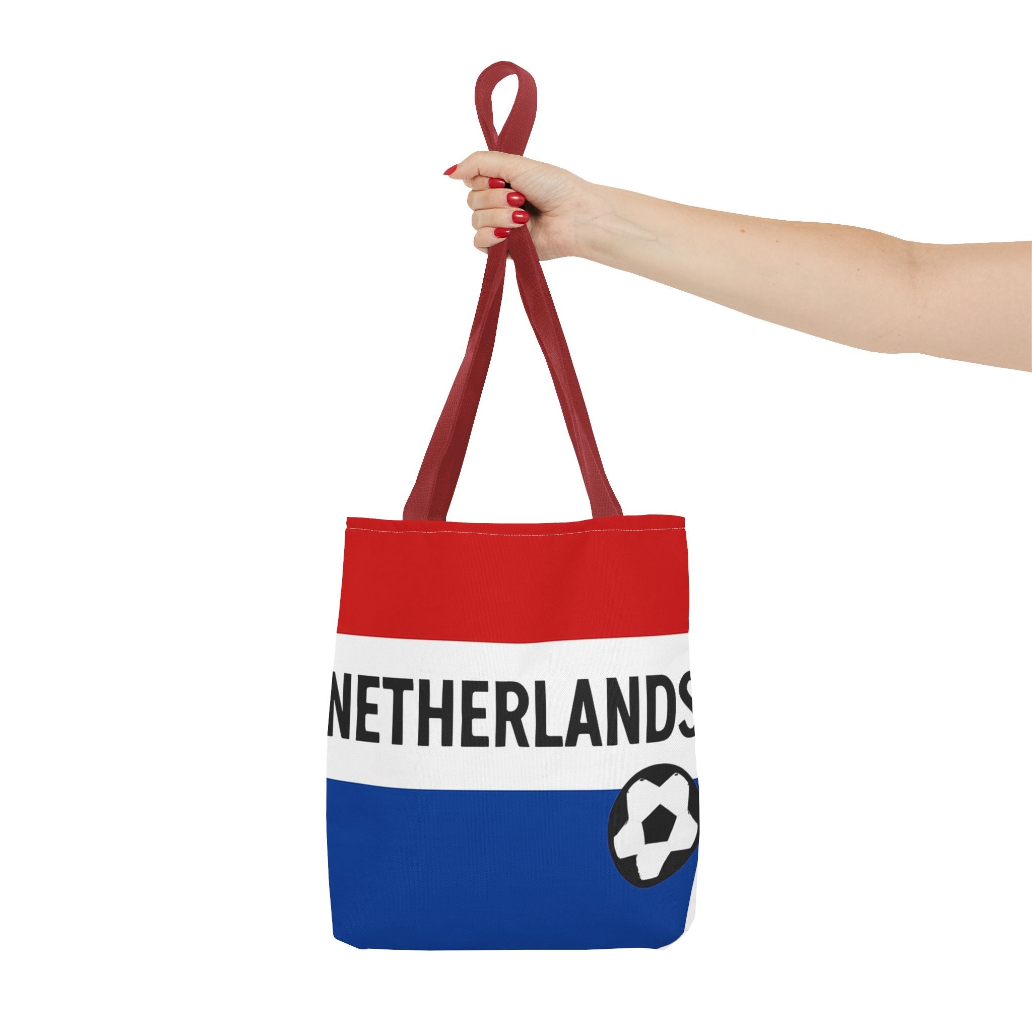 Netherlands Flag Soccer Tote Bag | Dutch Football Fan Tote
