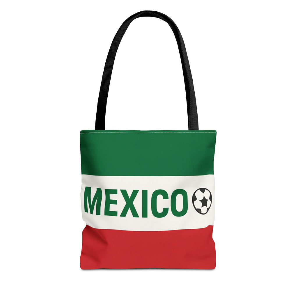 Mexico flag soccer tote bag | Mexican football fan accessory