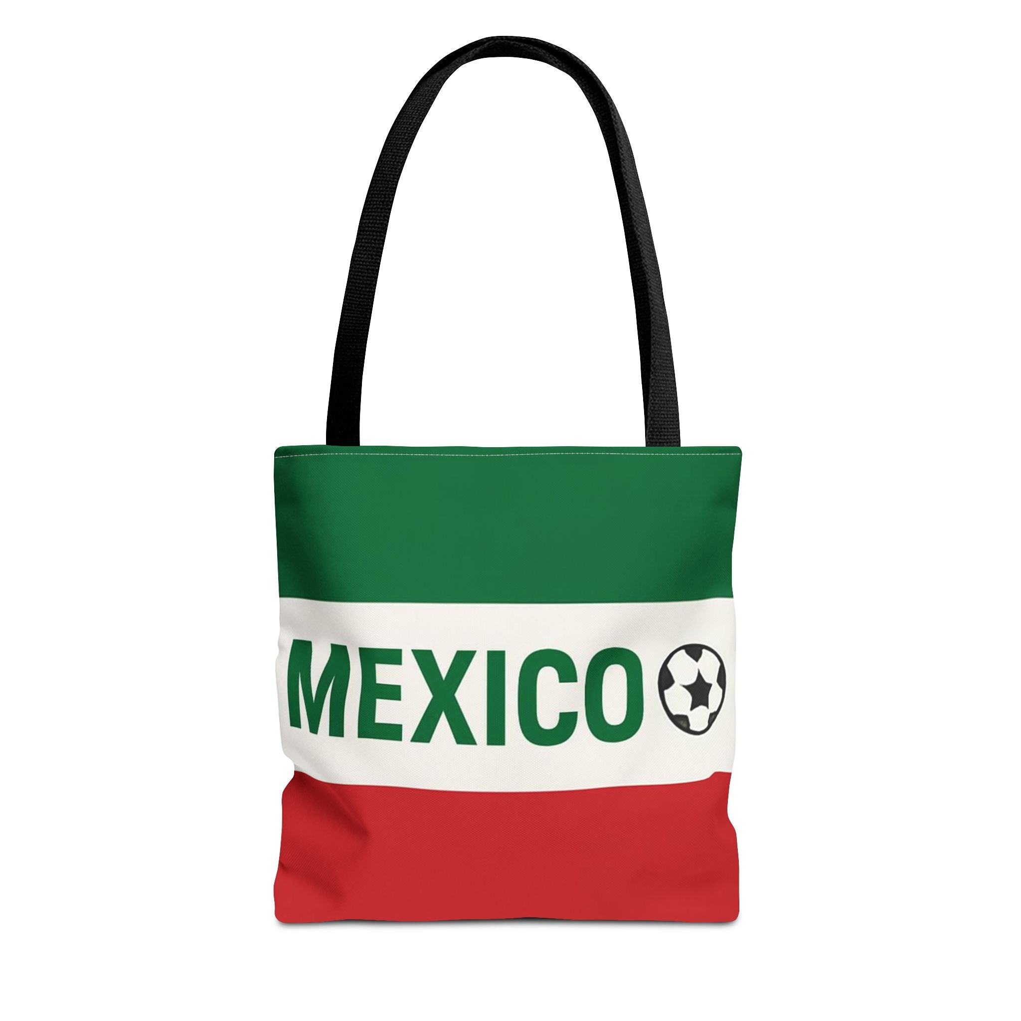 Mexico flag soccer tote bag | Mexican football fan accessory