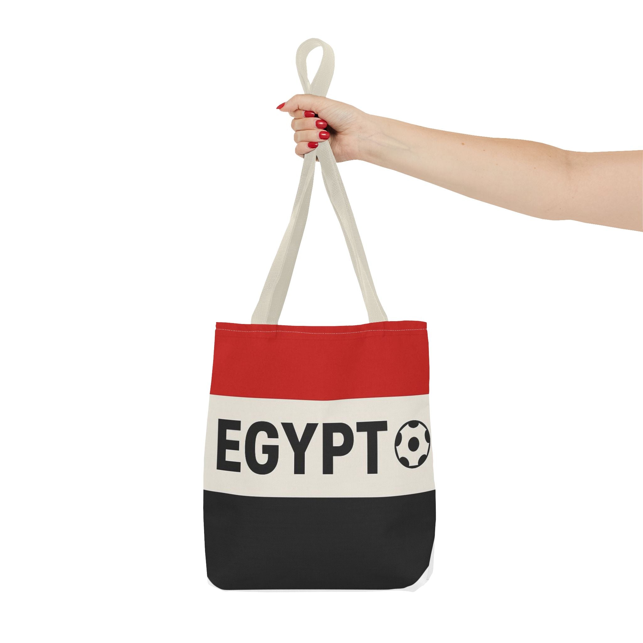 Egypt Flag Soccer Logo Tote Bag | Egypt Football Tote
