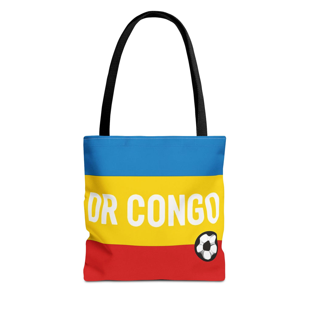 DR CONGO flag stripes soccer Tote Bag | Congo football design