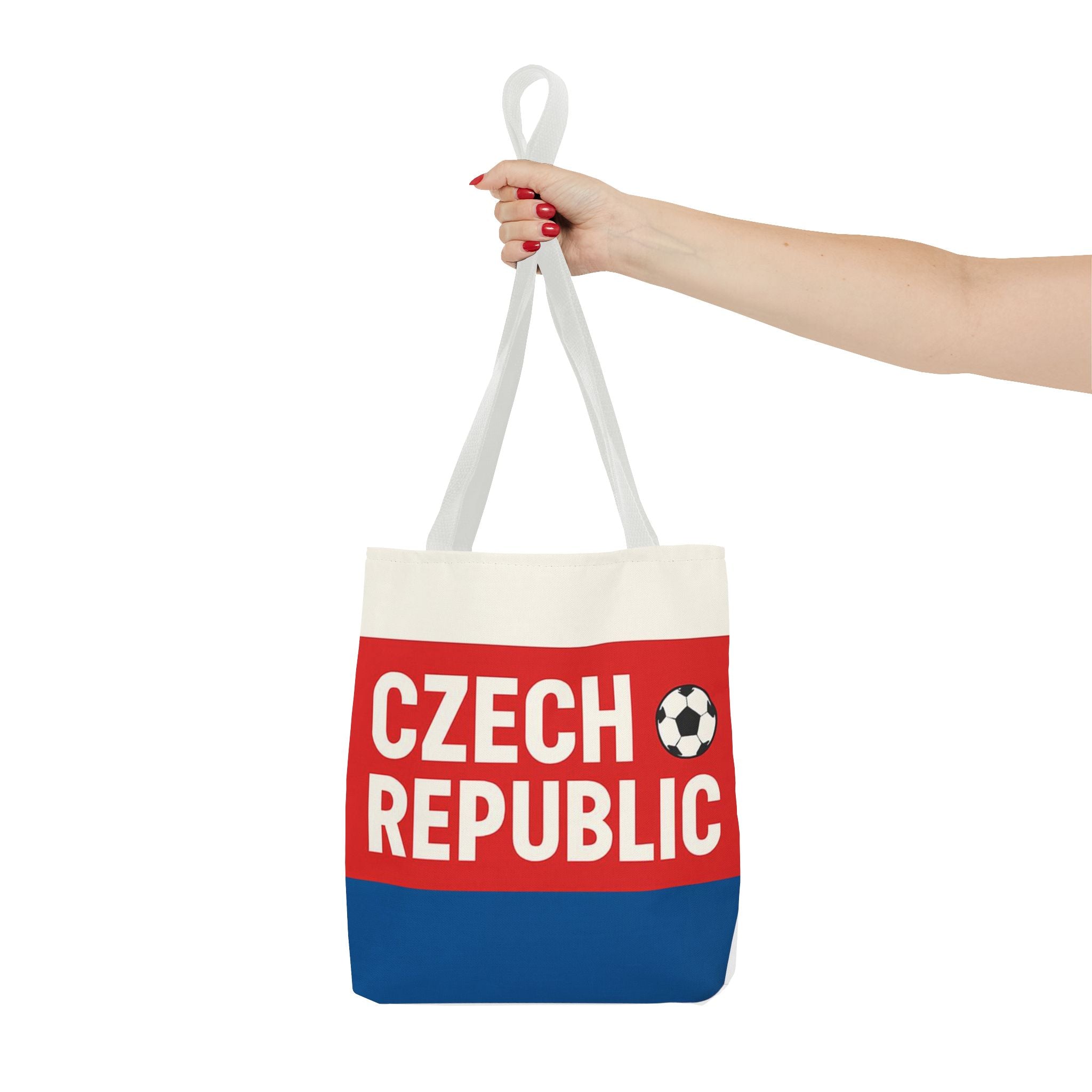 Czech Republic Soccer Flag Tote Bag | Football fan accessory