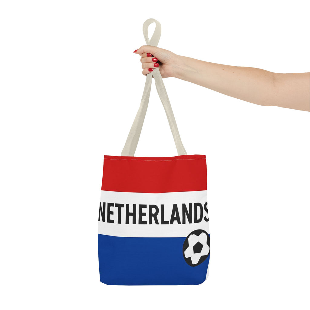 Netherlands Flag Soccer Tote Bag | Dutch Football Fan Tote