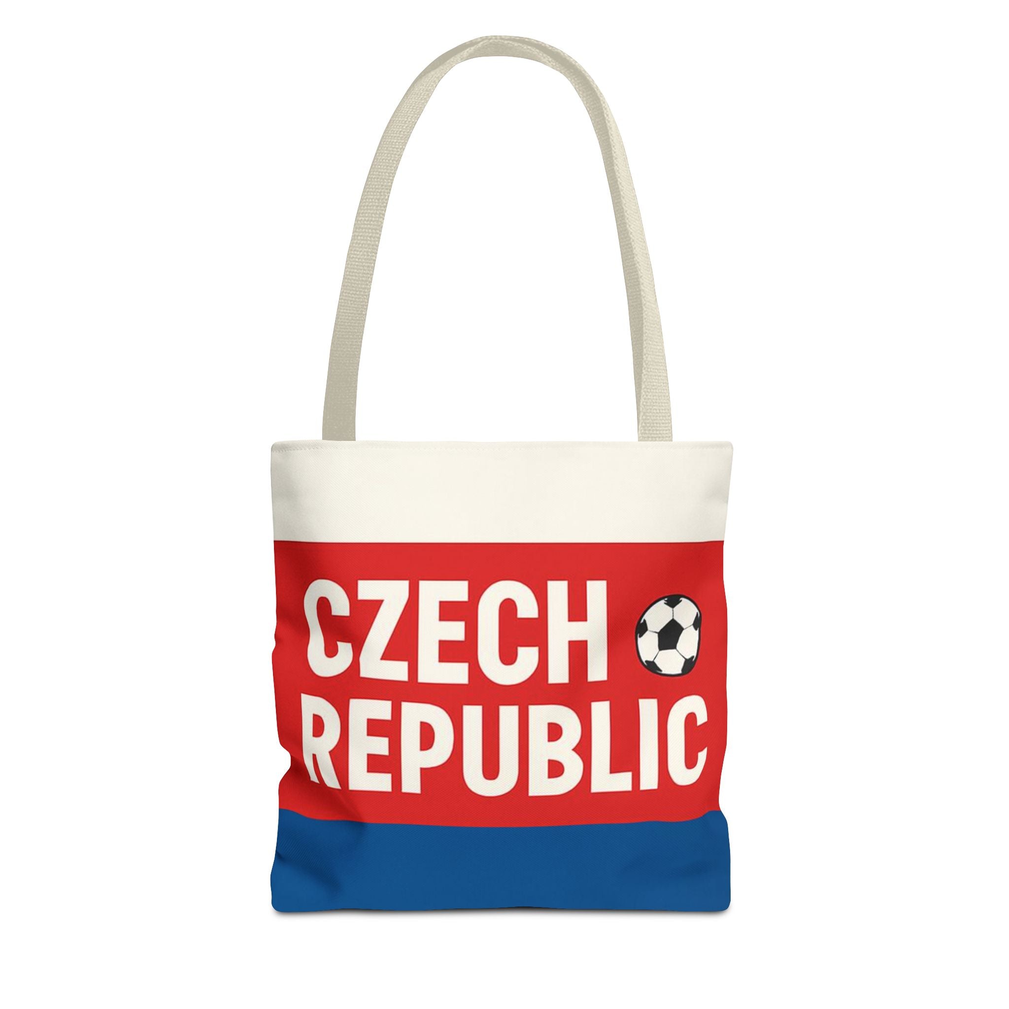 Czech Republic Soccer Flag Tote Bag | Football fan accessory