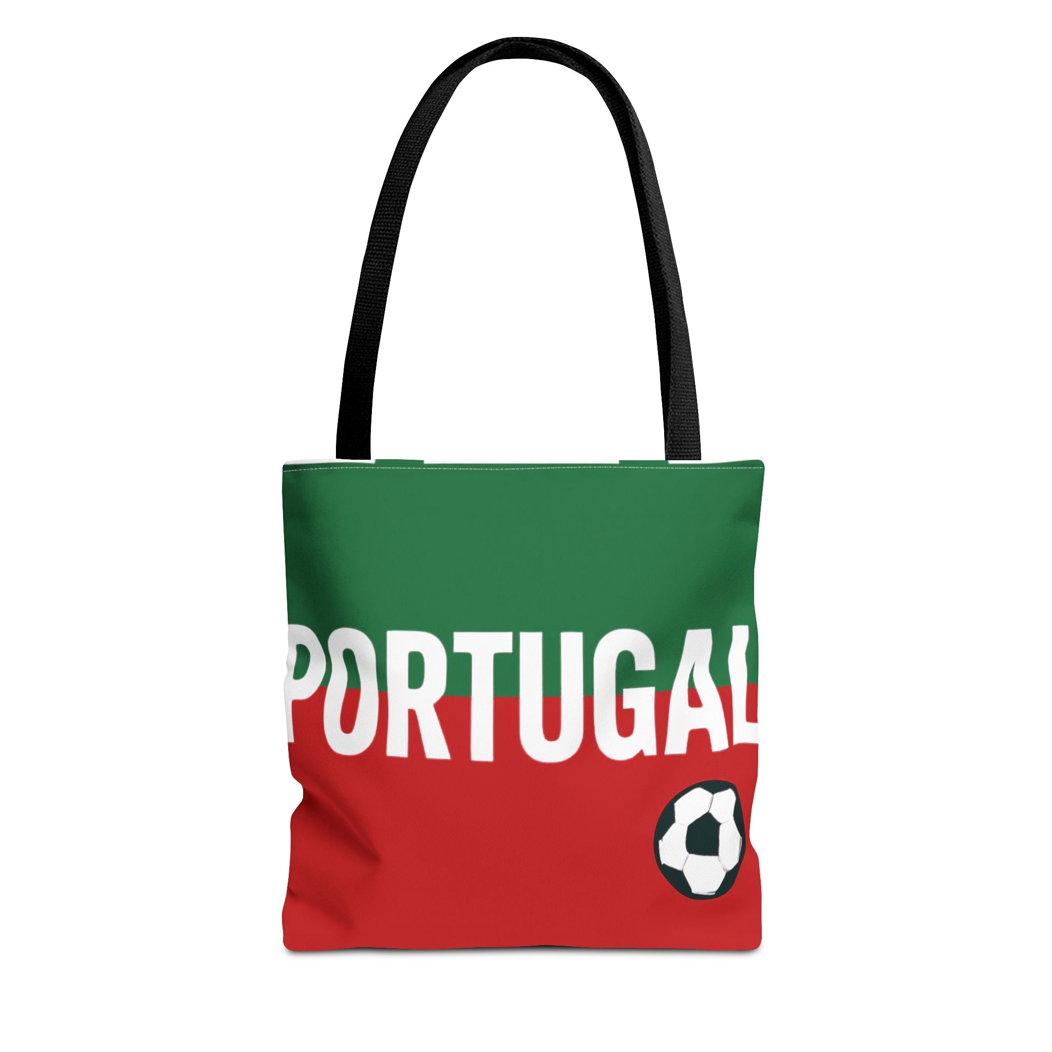 Portugal Flag Football Tote Bag | Soccer Country Colors