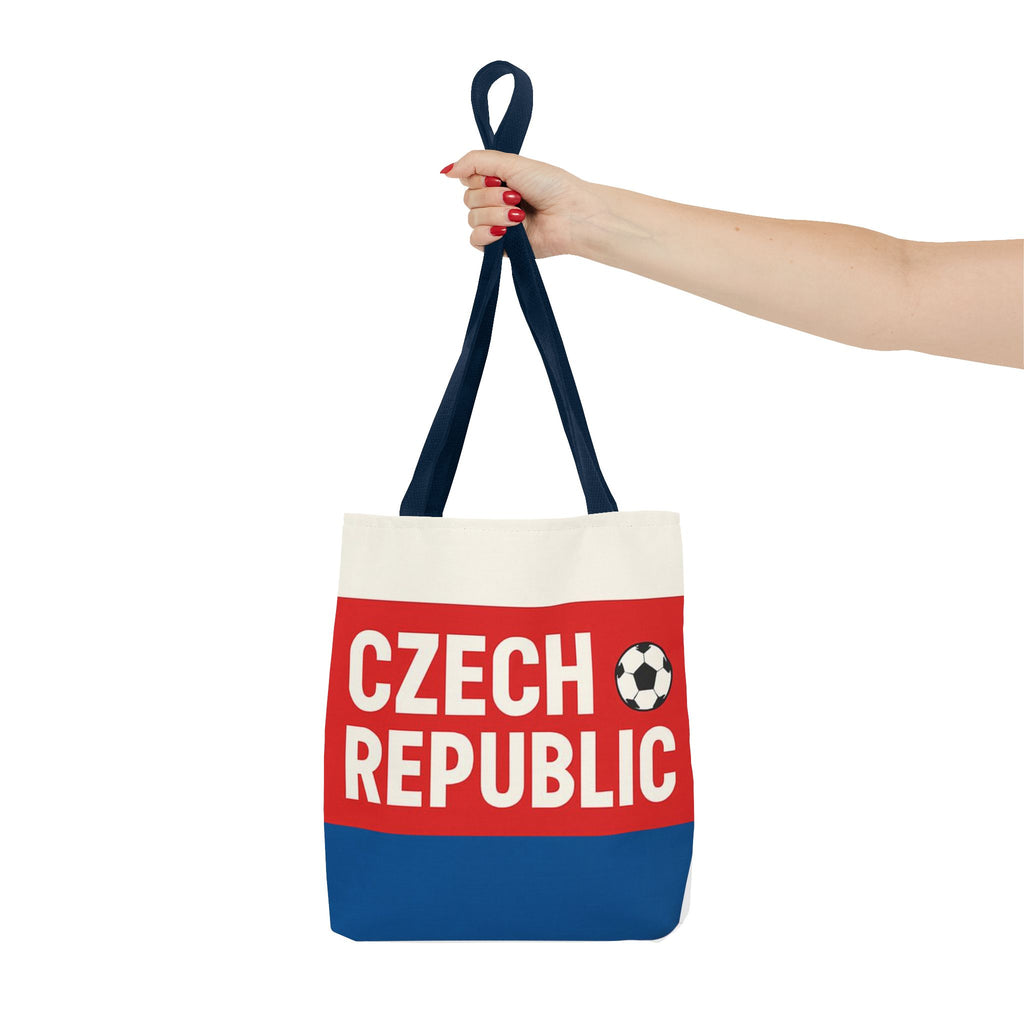 Czech Republic Soccer Flag Tote Bag | Football fan accessory