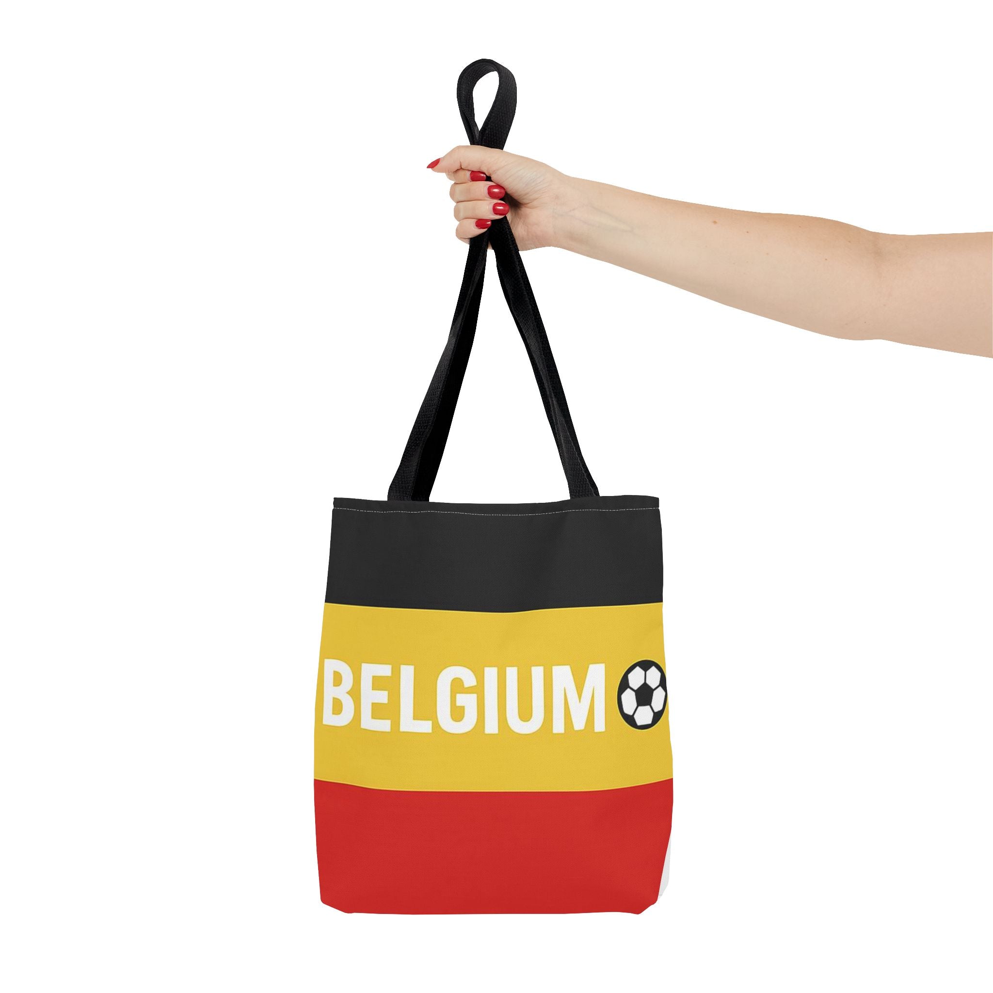 Belgium Flag Soccer Tote Bag | Belgian Football Fan