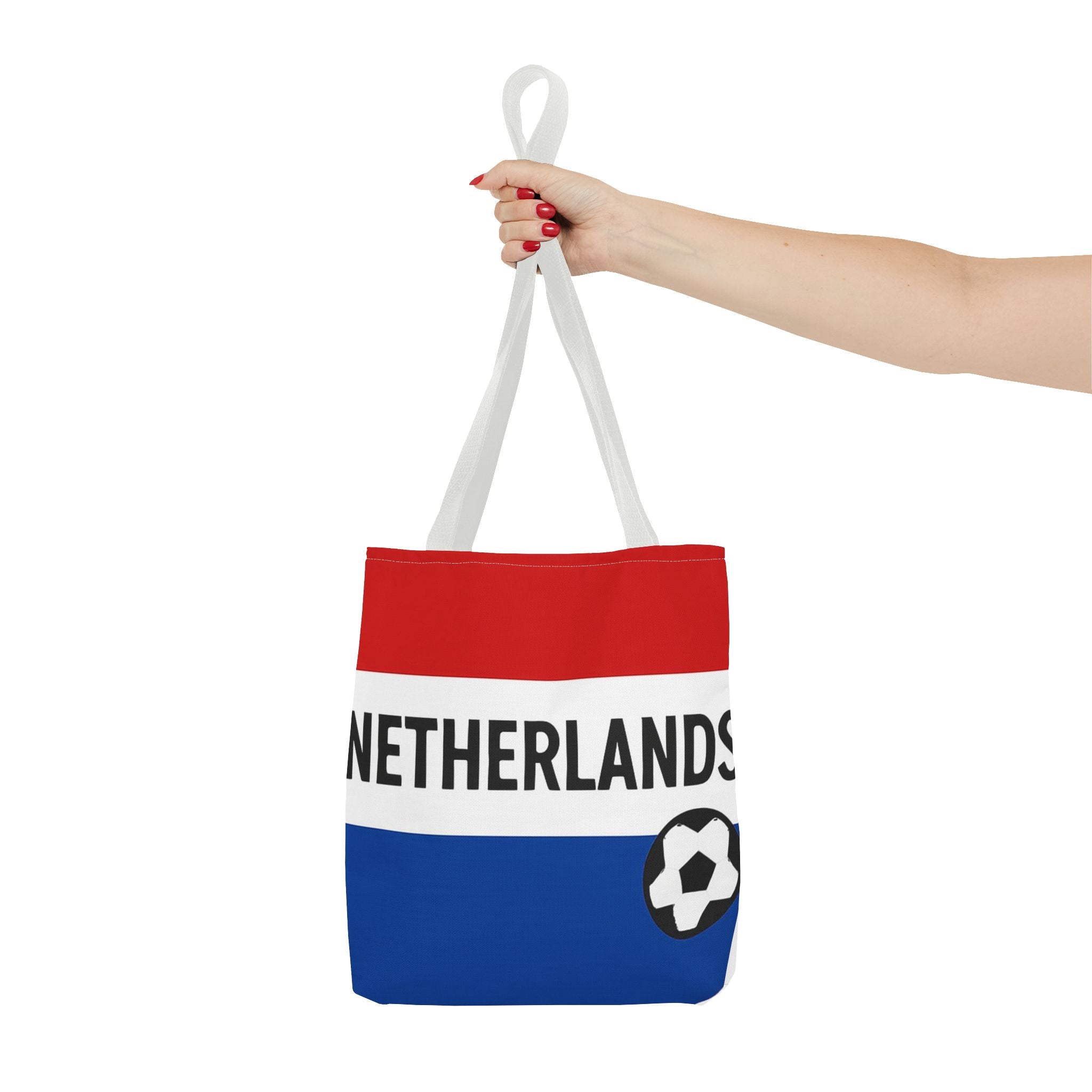 Netherlands Flag Soccer Tote Bag | Dutch Football Fan Tote