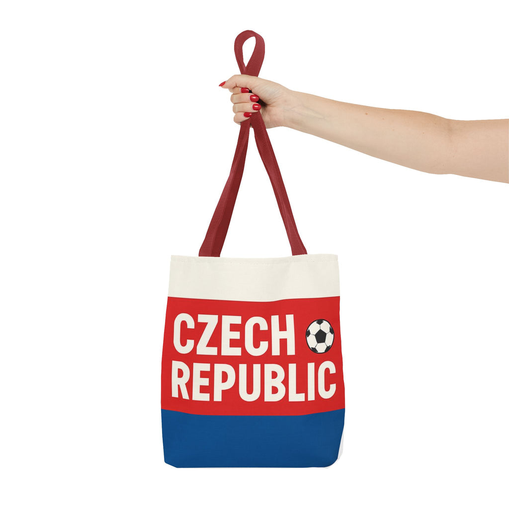 Czech Republic Soccer Flag Tote Bag | Football fan accessory