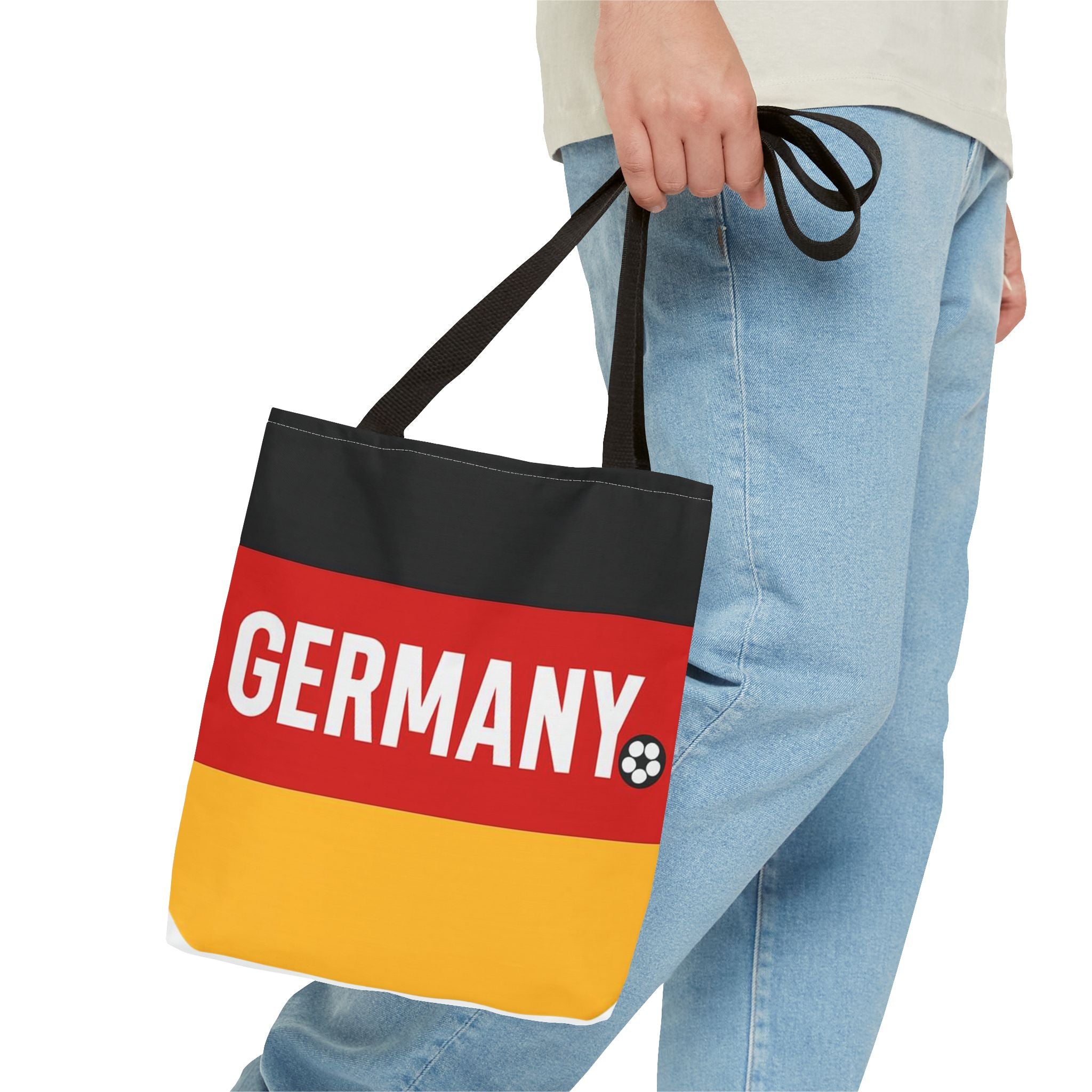 Germany flag stripe Tote Bag | German soccer emblem