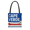 Cape Verde Soccer Tote Bag | Flag Colors Football Design