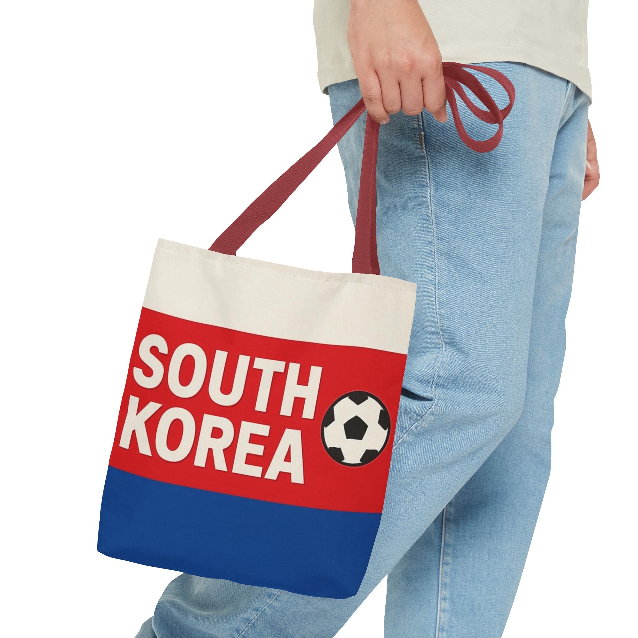 South Korea Soccer Flag Tote Bag | Football Fan